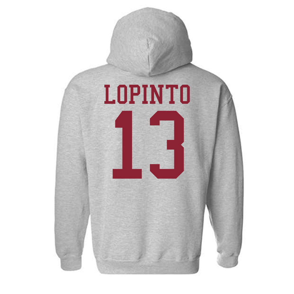 Boston College - NCAA Women's Lacrosse : Emma LoPinto - Sports Shersey Hooded Sweatshirt