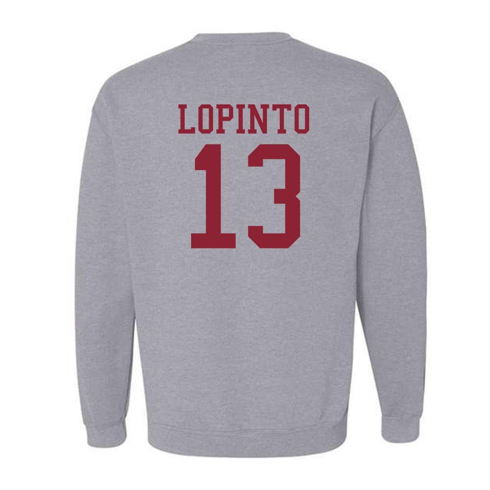 Boston College - NCAA Women's Lacrosse : Emma LoPinto - Sports Shersey Crewneck Sweatshirt