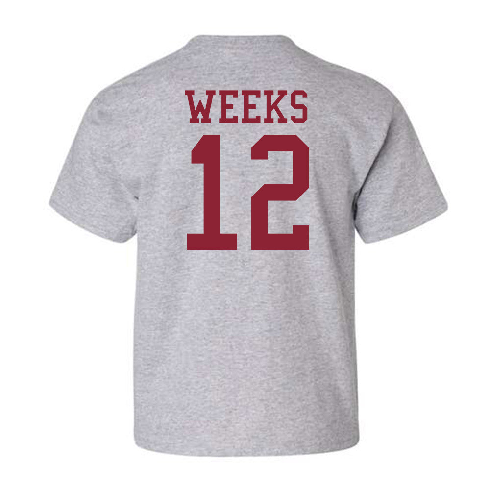 Boston College - NCAA Women's Lacrosse : Cassidy Weeks - Youth T-Shirt Sports Shersey