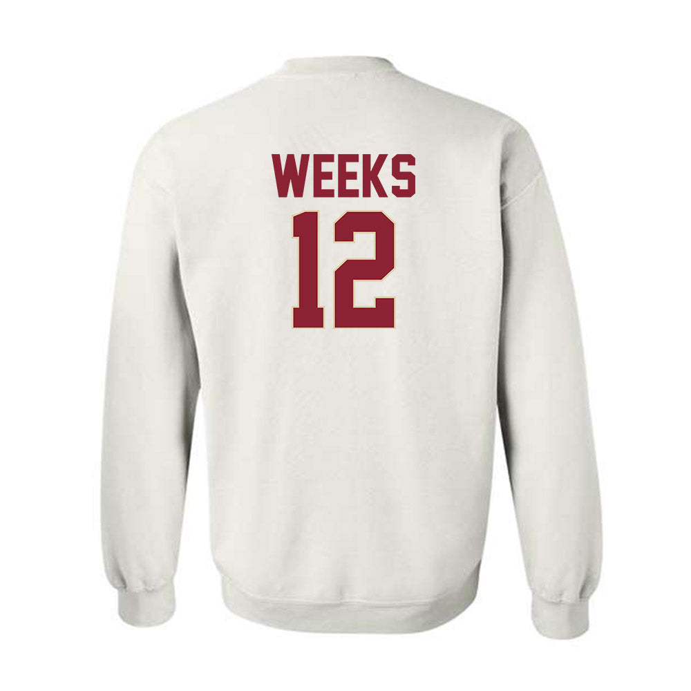 Boston College - NCAA Women's Lacrosse : Cassidy Weeks - Crewneck Sweatshirt Classic Shersey