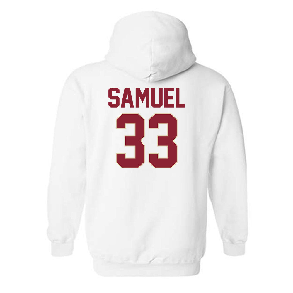 Boston College - NCAA Women's Basketball : Savannah Samuel - Classic Shersey Hooded Sweatshirt-1