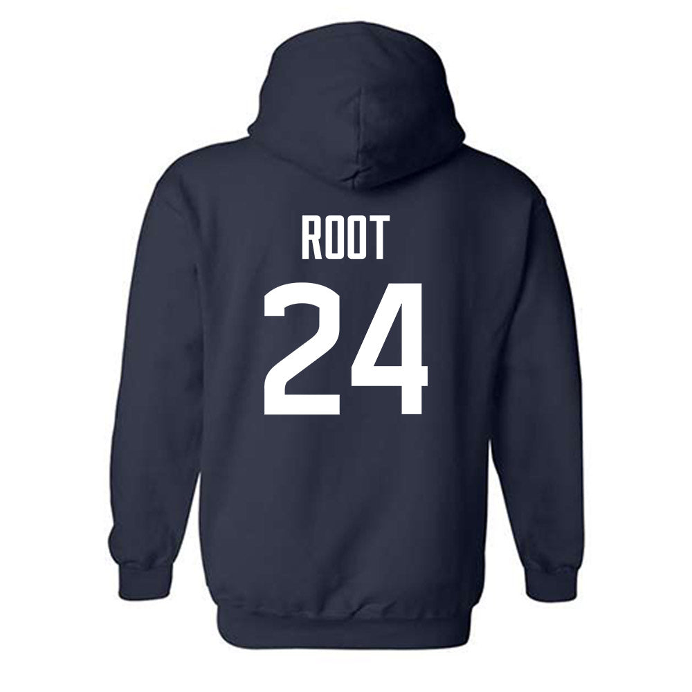 UConn - NCAA Baseball : Beau Root - Classic Shersey Hooded Sweatshirt