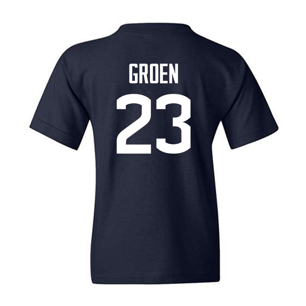 UConn - NCAA Baseball : Carter Groen - Classic Shersey Youth T-Shirt-1