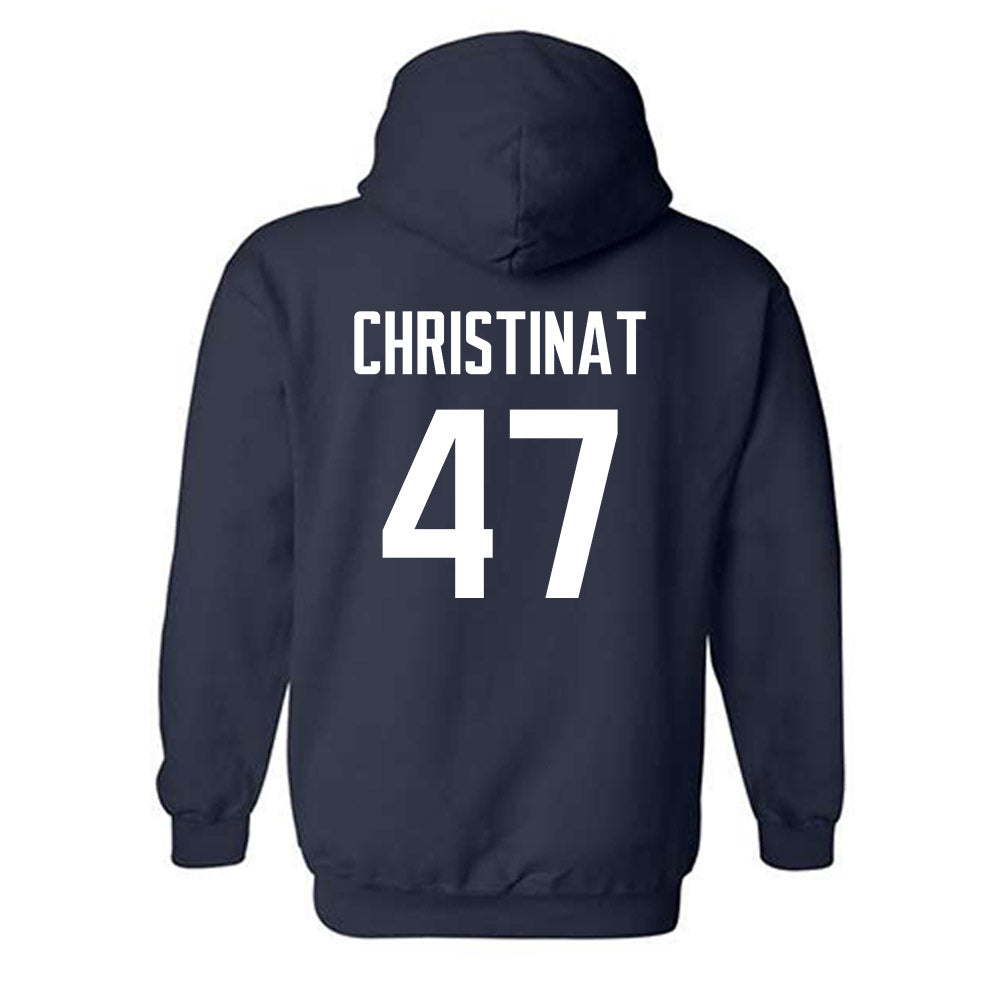 UConn - NCAA Football : Zachary Christinat - Classic Shersey Hooded Sweatshirt