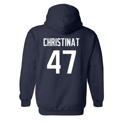 UConn - NCAA Football : Zachary Christinat - Classic Shersey Hooded Sweatshirt