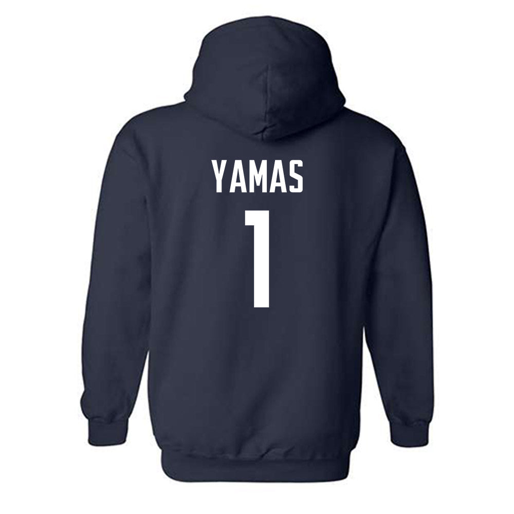 UConn - NCAA Women's Soccer : Ava Yamas - Classic Shersey Hooded Sweatshirt-1