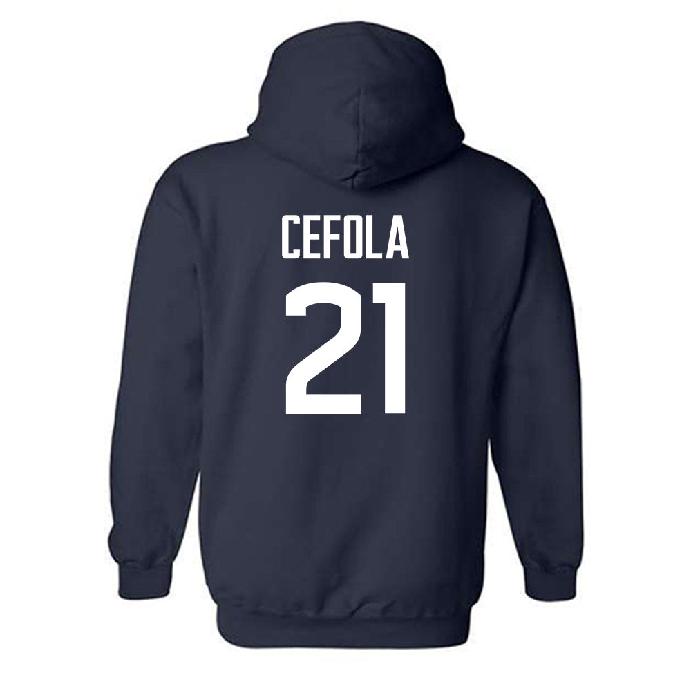 UConn - NCAA Softball : Bella Cefola - Classic Shersey Hooded Sweatshirt-1