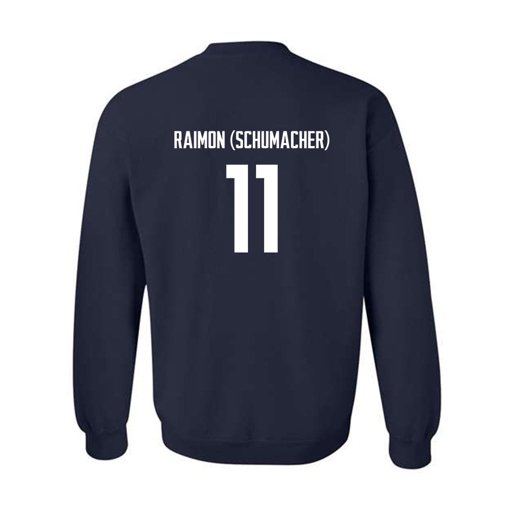 UConn - Women's Basketball Legends : Kelly Raimon (Schumacher) - Crewneck Sweatshirt Classic Shersey