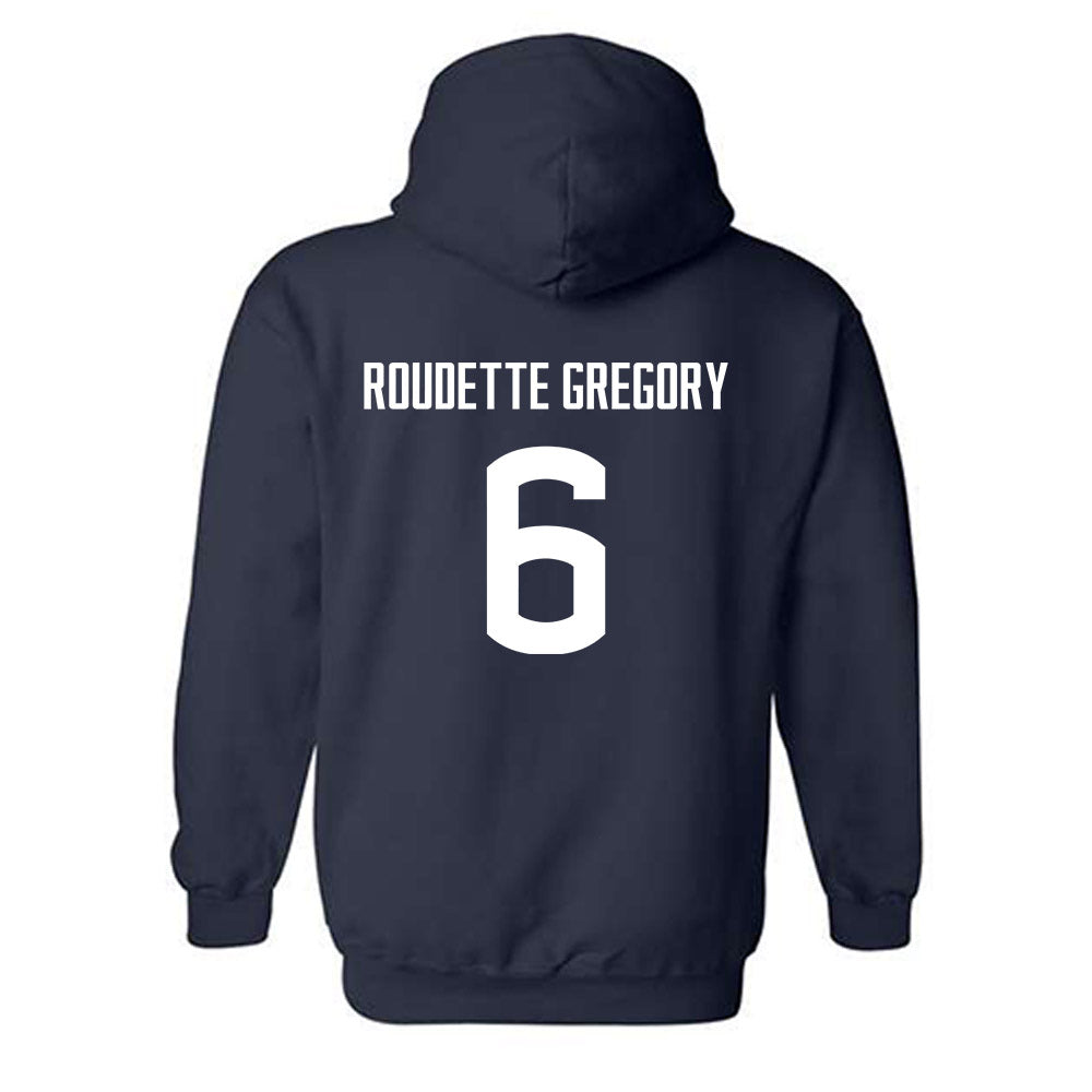 UConn - NCAA Men's Soccer : Khaya Roudette Gregory - Classic Shersey Hooded Sweatshirt-1