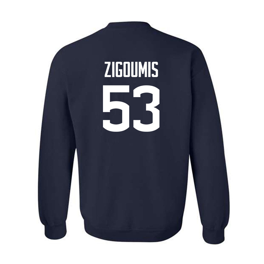 UConn - NCAA Football : Christos Zigoumis - Classic Shersey Crewneck Sweatshirt-1