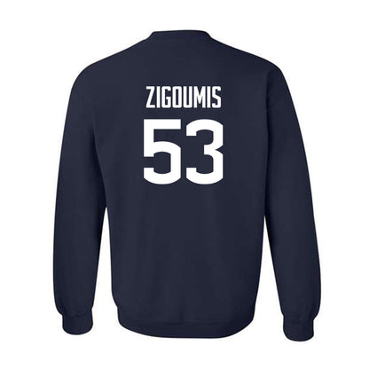 UConn - NCAA Football : Christos Zigoumis - Classic Shersey Crewneck Sweatshirt-1