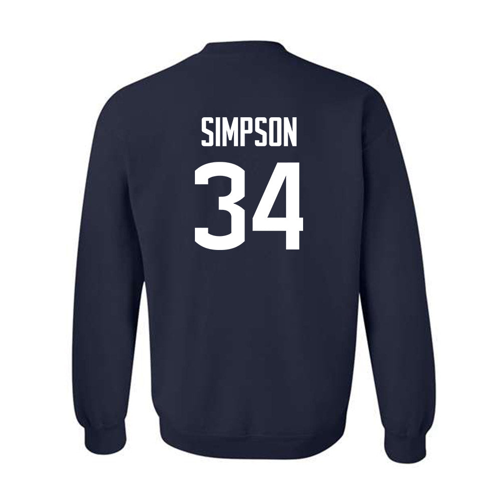 UConn - NCAA Men's Ice Hockey : Owen Simpson - Classic Shersey Crewneck Sweatshirt