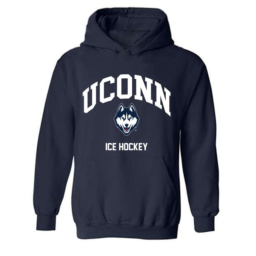 UConn - NCAA Women's Ice Hockey : Ellie Markakis - Classic Shersey Hooded Sweatshirt-0