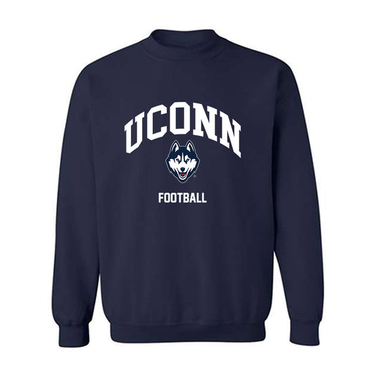 UConn - NCAA Football : Mike Baker - Classic Shersey Crewneck Sweatshirt-0