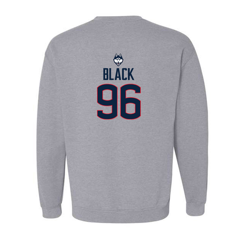 UConn - NCAA Football : Marquis Black - Classic Shersey Crewneck Sweatshirt-1