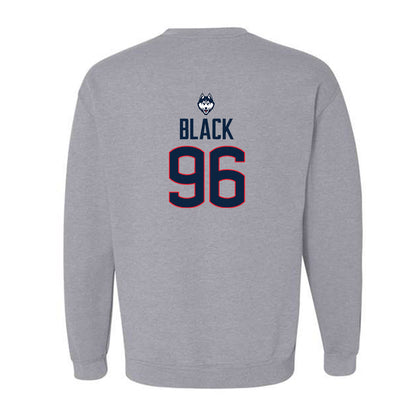UConn - NCAA Football : Marquis Black - Classic Shersey Crewneck Sweatshirt-1
