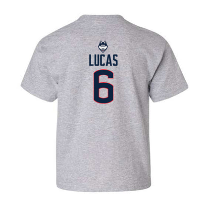 UConn - NCAA Men's Ice Hockey : Andrew Lucas - Classic Shersey Youth T-Shirt