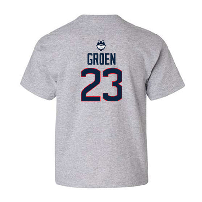 UConn - NCAA Baseball : Carter Groen - Classic Shersey Youth T-Shirt-1