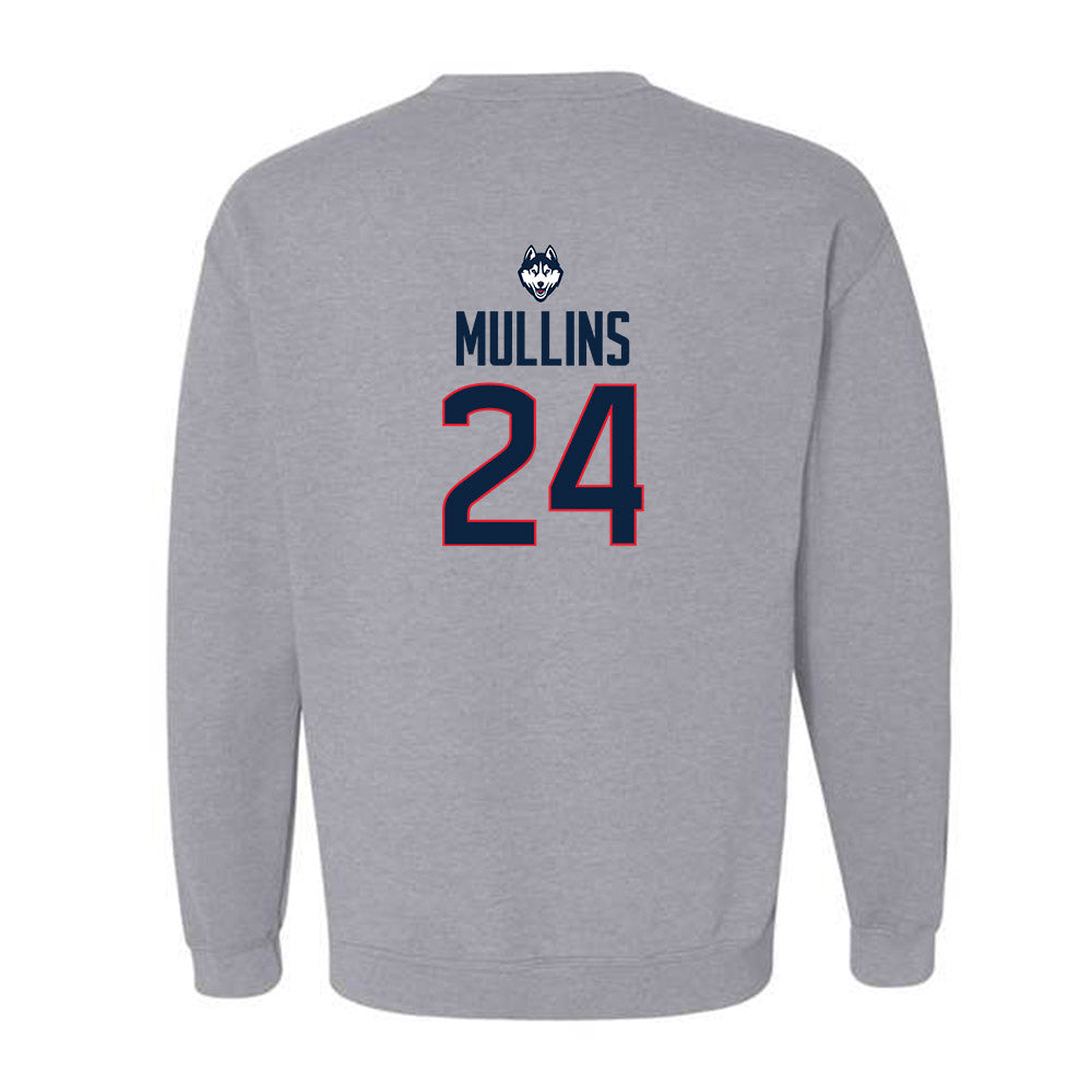 UConn - NCAA Men's Basketball : Braylon Mullins - Classic Shersey Crewneck Sweatshirt-1