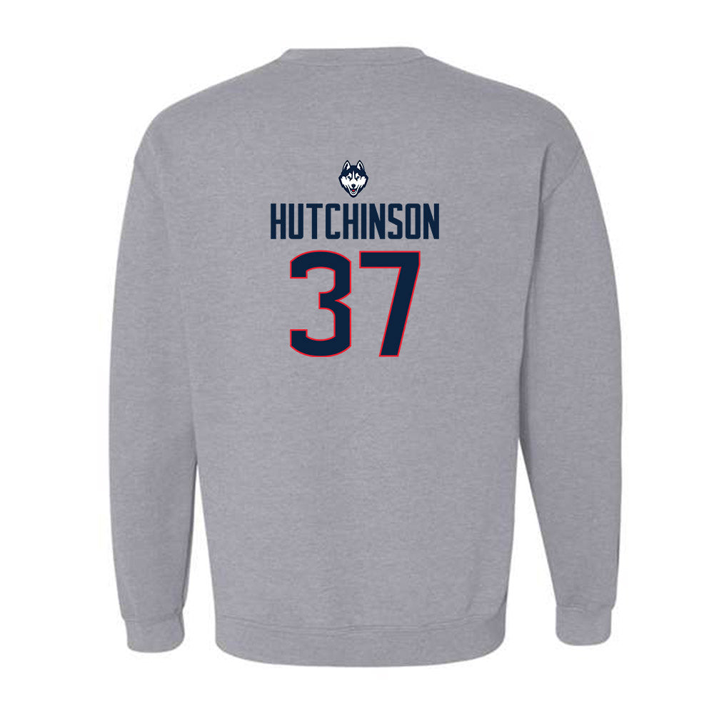 UConn - NCAA Baseball : Sam Hutchinson - Classic Shersey Crewneck Sweatshirt