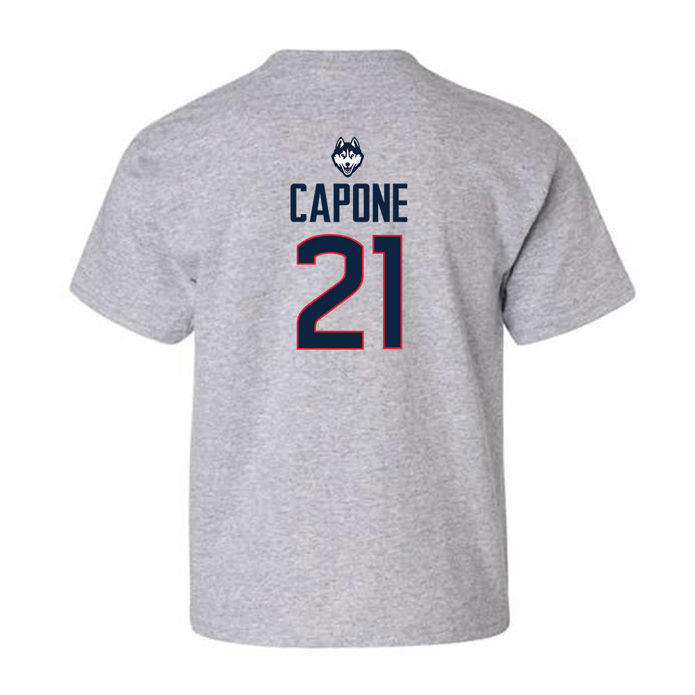 UConn - NCAA Men's Ice Hockey : Nick Capone - Classic Shersey Youth T-Shirt