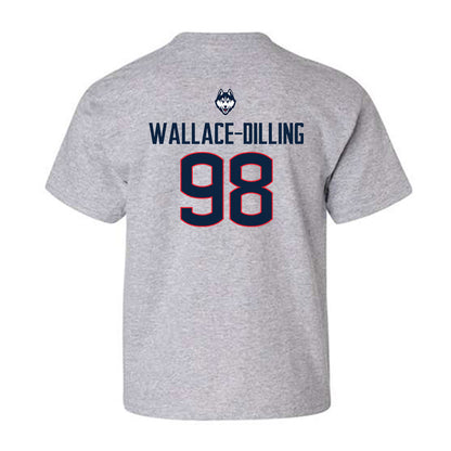 UConn - NCAA Football : Nathaniel Wallace-Dilling - Classic Shersey Youth T-Shirt-1