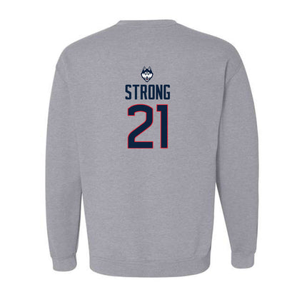 UConn - NCAA Women's Basketball : Sarah Strong - Classic Shersey Crewneck Sweatshirt-1