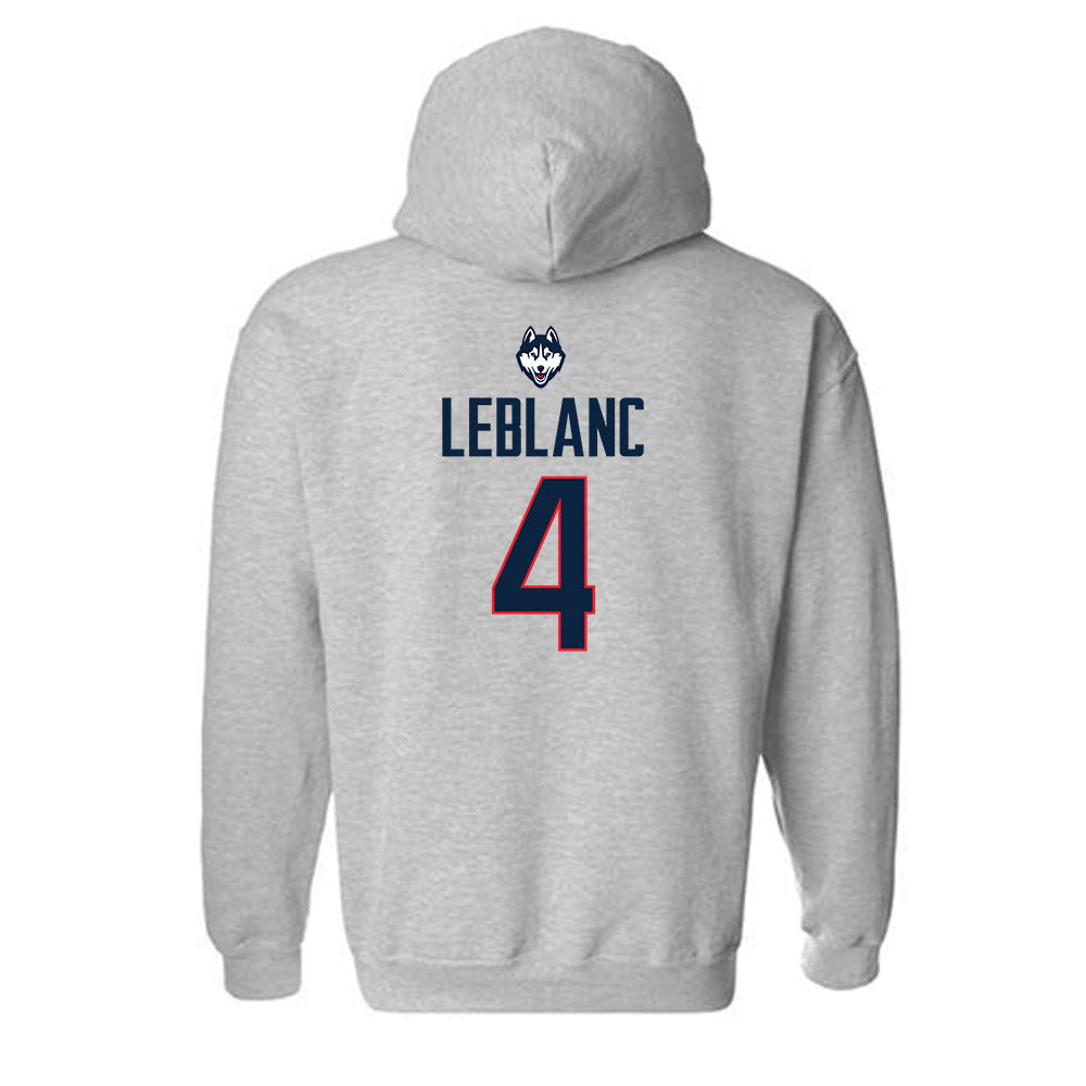 UConn - NCAA Women's Soccer : Lydia LeBlanc - Classic Shersey Hooded Sweatshirt-1