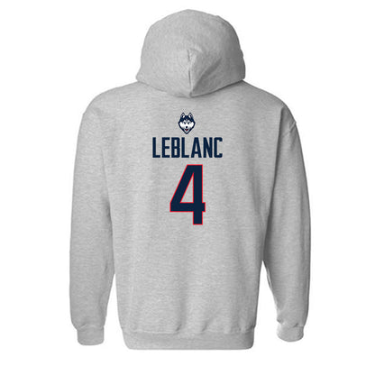 UConn - NCAA Women's Soccer : Lydia LeBlanc - Classic Shersey Hooded Sweatshirt-1