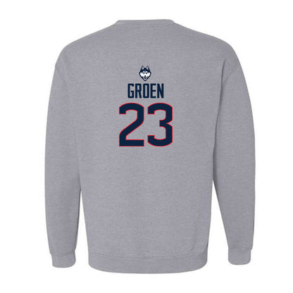 UConn - NCAA Baseball : Carter Groen - Classic Shersey Crewneck Sweatshirt-1