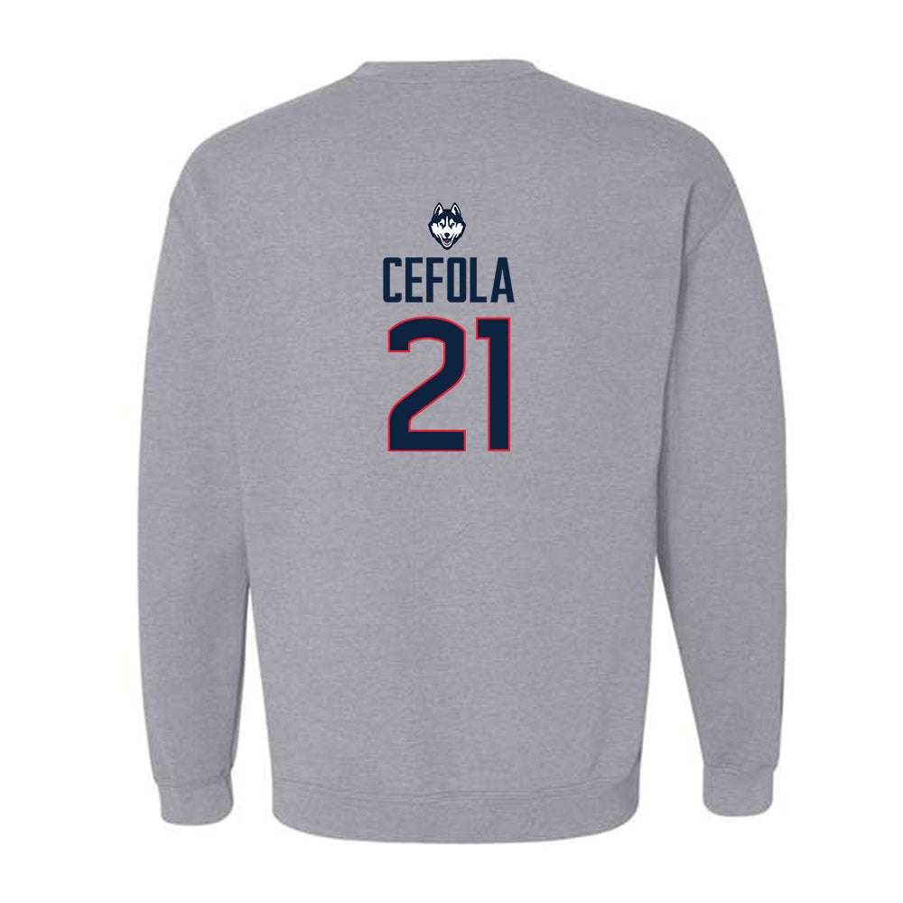 UConn - NCAA Softball : Bella Cefola - Classic Shersey Crewneck Sweatshirt-1