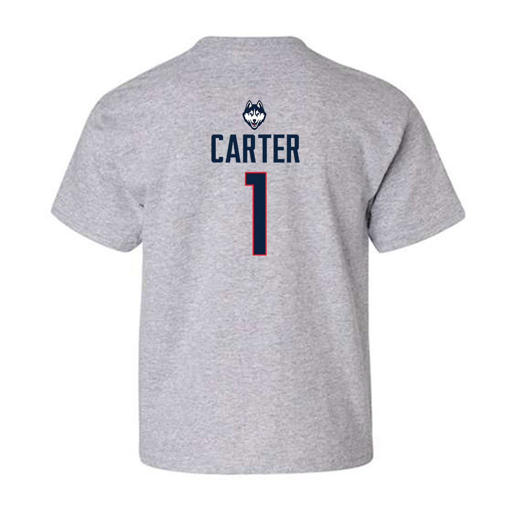 UConn - NCAA Men's Soccer : Adam Carter - Classic Shersey Youth T-Shirt-1
