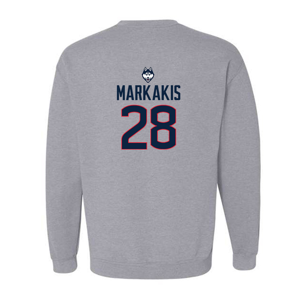 UConn - NCAA Women's Ice Hockey : Ellie Markakis - Classic Shersey Crewneck Sweatshirt-1