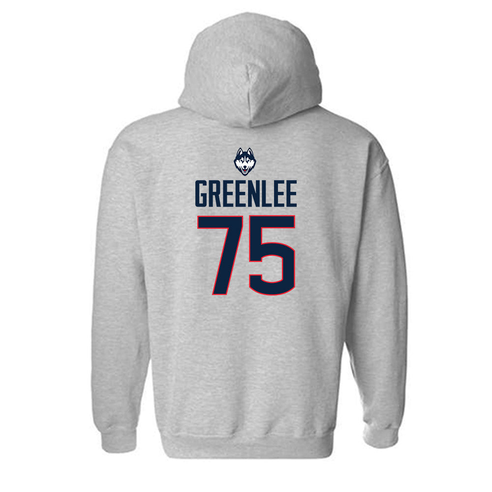 UConn - NCAA Football : Hill Greenlee - Classic Shersey Hooded Sweatshirt-1