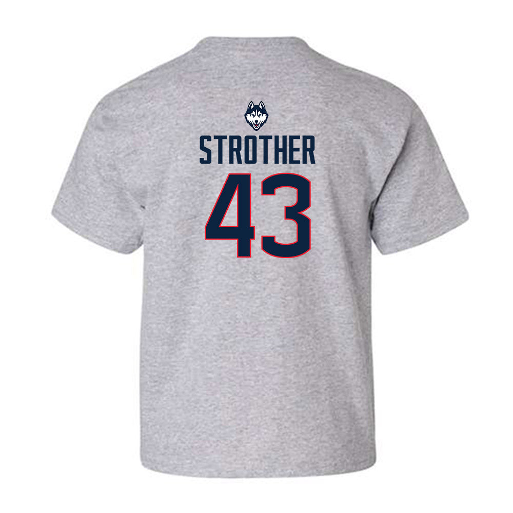 UConn - Women's Basketball Legends : Ann Strother - Classic Shersey Youth T-Shirt