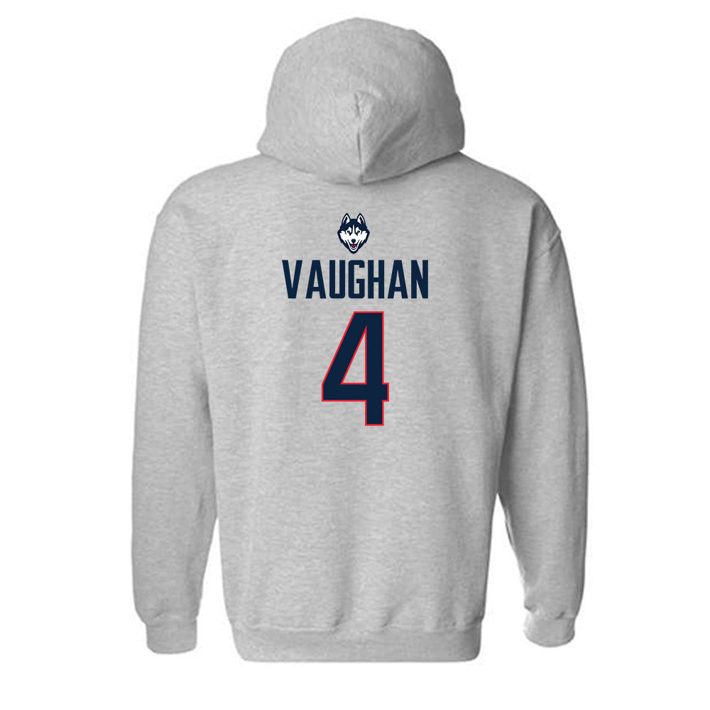 UConn - NCAA Women's Ice Hockey : Teagan Vaughan - Classic Shersey Hooded Sweatshirt-1