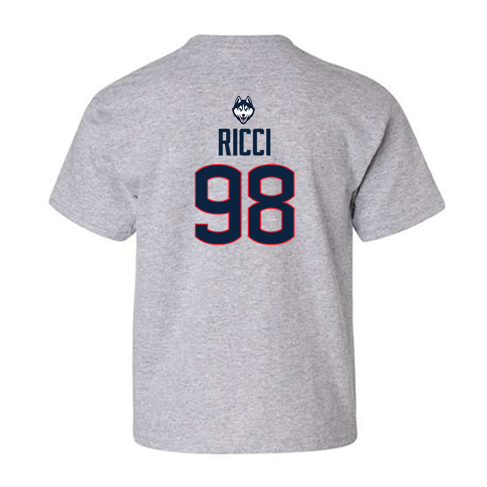 UConn - NCAA Football : Leo Ricci - Classic Shersey Youth T-Shirt-1