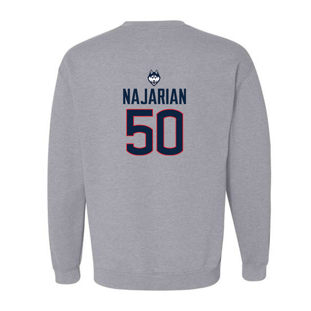 UConn - Women's Basketball Legends : Renee Najarian - Crewneck Sweatshirt Classic Shersey