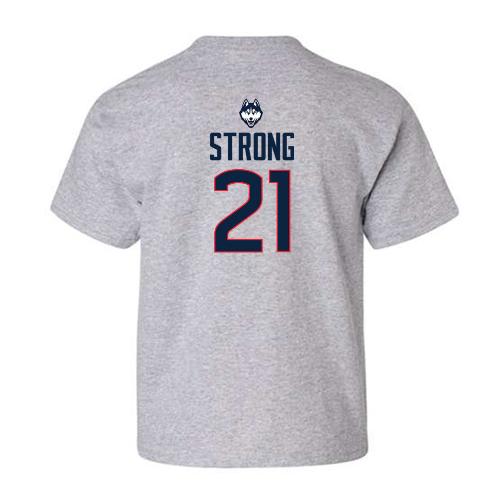 UConn - NCAA Women's Basketball : Sarah Strong - Classic Shersey Youth T-Shirt-1