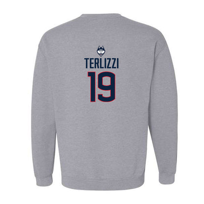 UConn - NCAA Women's Lacrosse : Jillian Terlizzi - Classic Shersey Crewneck Sweatshirt-1