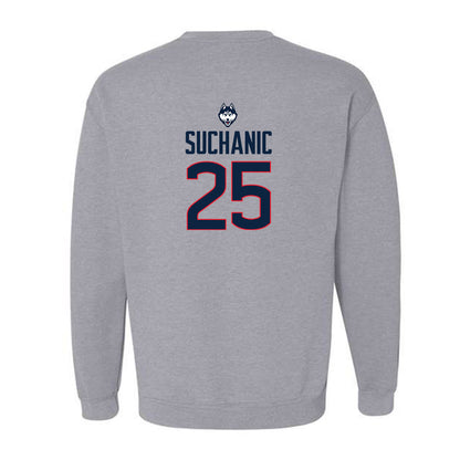 UConn - NCAA Football : Saxton Suchanic - Classic Shersey Crewneck Sweatshirt-1