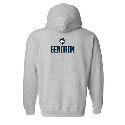 UConn - NCAA Women's Swimming & Diving : Camille Gendron - Classic Shersey Hooded Sweatshirt-1