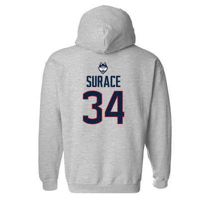UConn - NCAA Women's Lacrosse : Brooke Surace - Classic Shersey Hooded Sweatshirt-1
