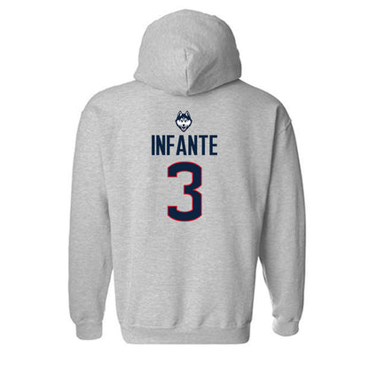 UConn - NCAA Women's Field Hockey : Addison Infante - Classic Shersey Hooded Sweatshirt-1