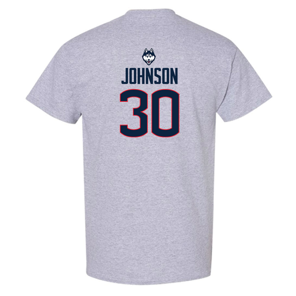 UConn - NCAA Football : Charles Johnson - Classic Shersey T-Shirt-1