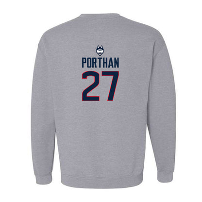 UConn - NCAA Women's Ice Hockey : Taylor Porthan - Classic Shersey Crewneck Sweatshirt-1