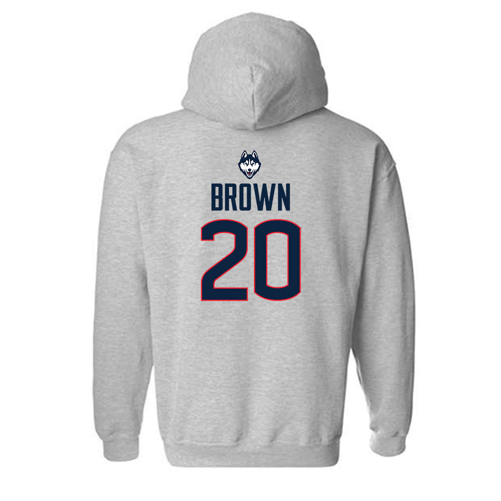 UConn - NCAA Women's Soccer : Brooke Brown - Classic Shersey Hooded Sweatshirt-1