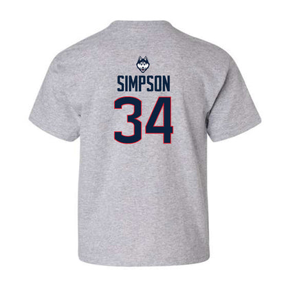 UConn - NCAA Men's Ice Hockey : Owen Simpson - Classic Shersey Youth T-Shirt