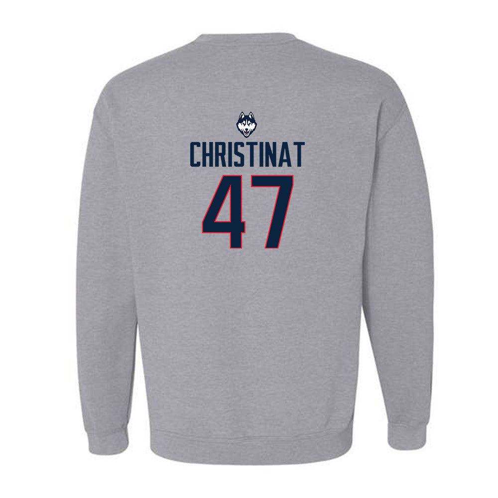 UConn - NCAA Football : Zachary Christinat - Classic Shersey Crewneck Sweatshirt