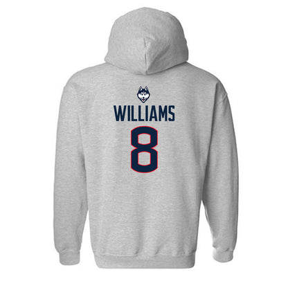 UConn - NCAA Women's Volleyball : Dajah Williams - Classic Shersey Hooded Sweatshirt